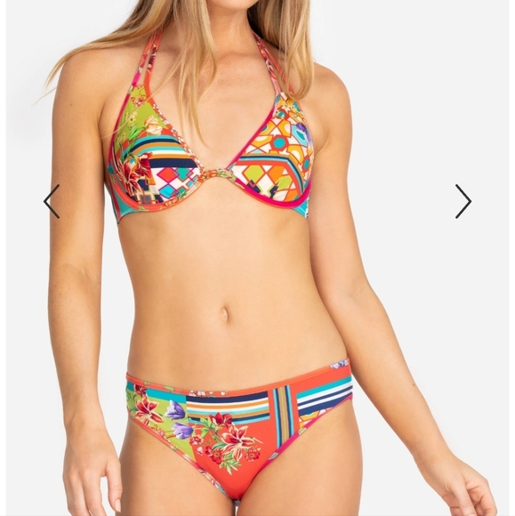 NWT JOHNNY WAS Kaya Bikini Top And Hipster Bottoms 2-Piece Swimsuit Size XS - Picture 12 of 16